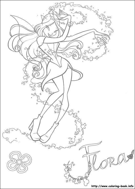 Winx Club coloring picture